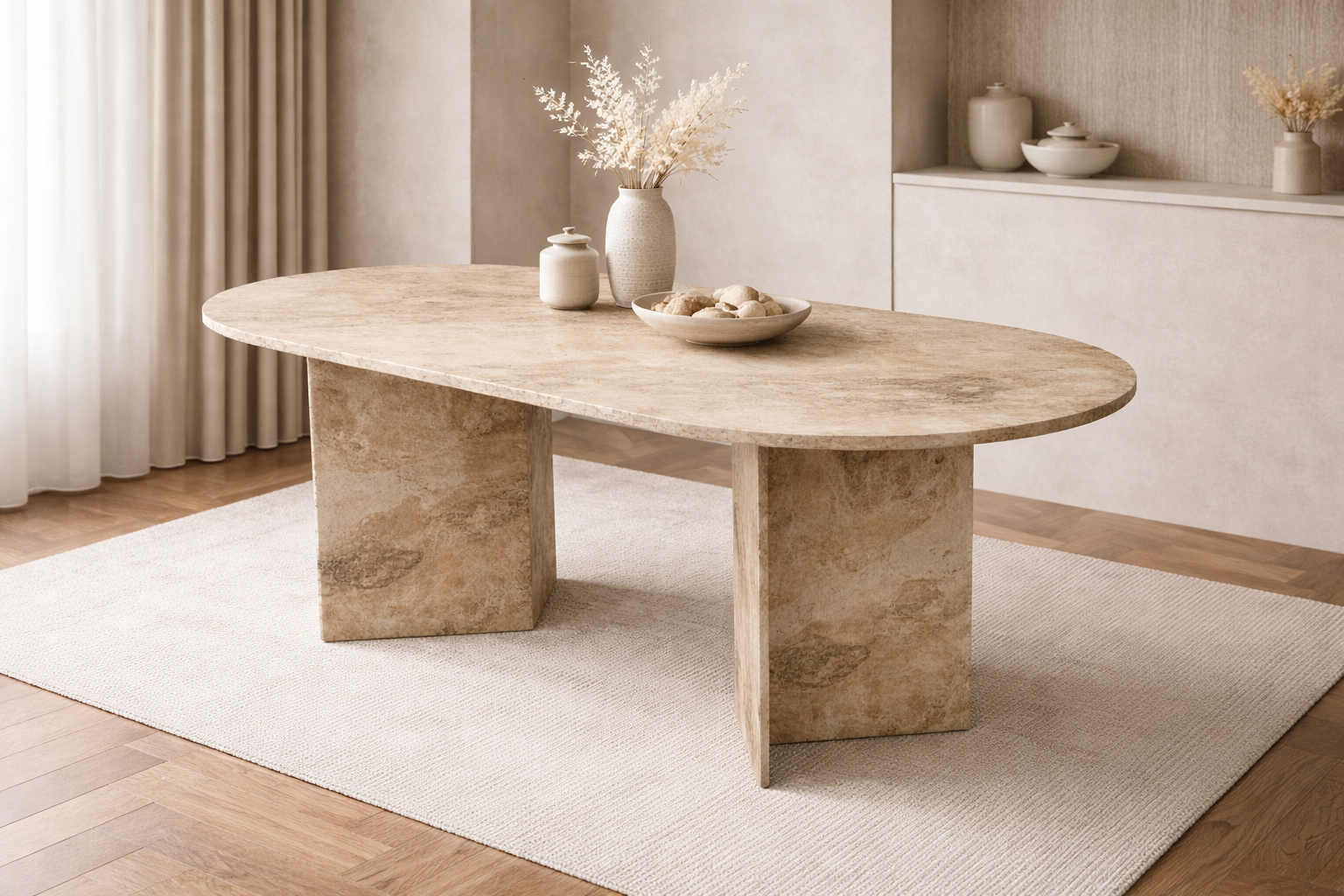 Traverten Mermer Masa